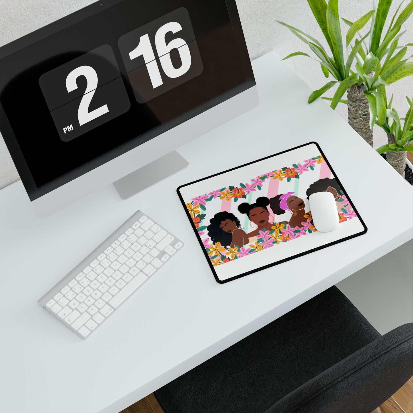 Garden of her Desk Mat