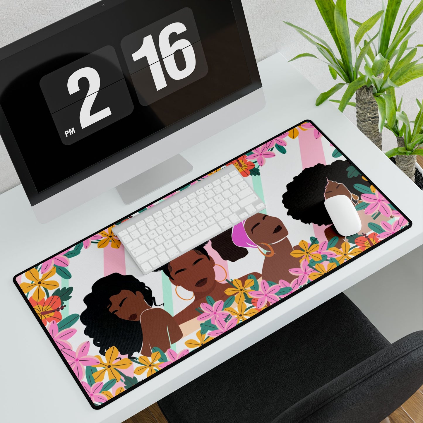 Garden of her Desk Mat