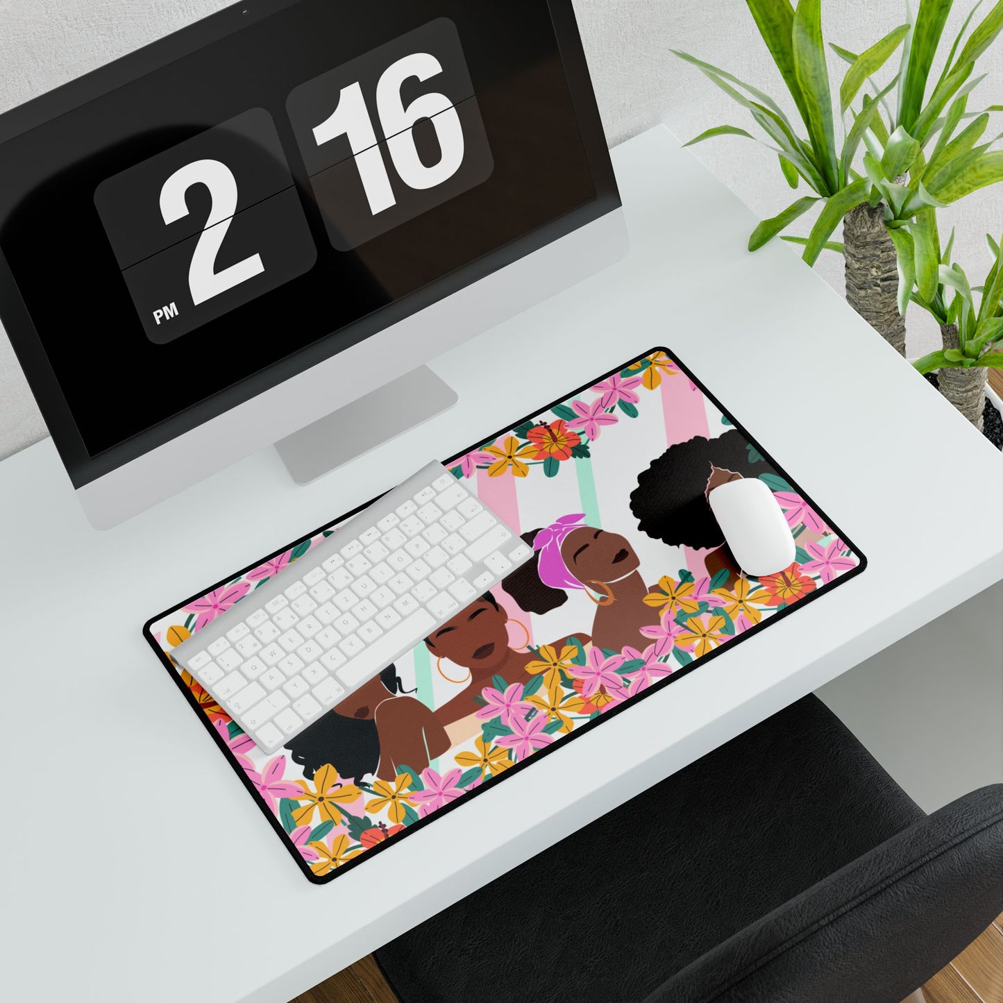 Garden of her Desk Mat